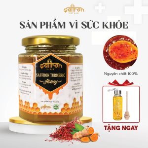 MẬT ONG NGÂM SAFFRON SALAM - TINH BỘT NGHỆ 180ML